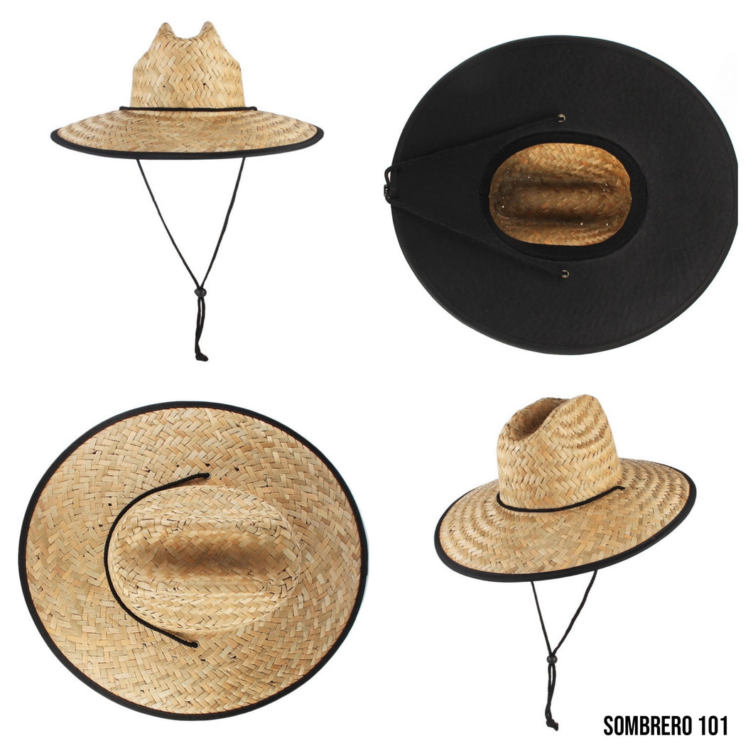 Men  Straw Sombrero - Travellers Hat Boutique