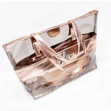 Cargar imagen en el visor de la galería, PVC Beach Tote Set - Travellers Hat Boutique
