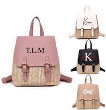 Charger l&#39;image dans la galerie, Mini Backpack Straw Bag - Travellers Hat Boutique
